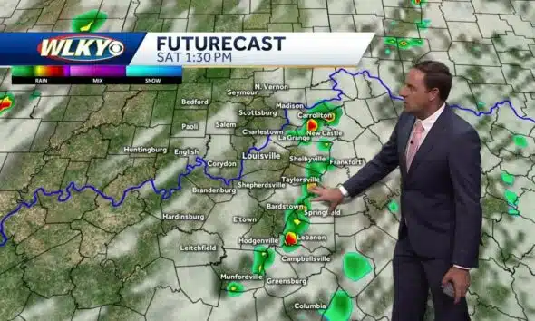 Few late day storms possible on Saturday