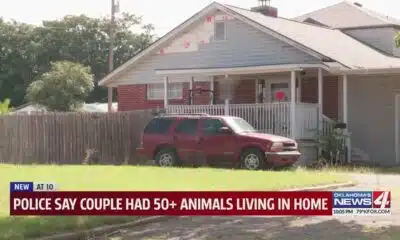 Police say couple had 50+ animals living in home