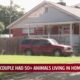 Police say couple had 50+ animals living in home