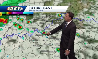 Couple more showers and storms Sunday