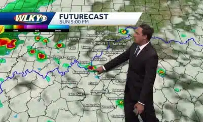 Couple more showers and storms Sunday