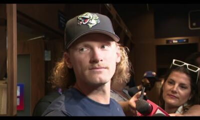 Hayden Harris describes his experience ahead of pitching for MLB Futures game