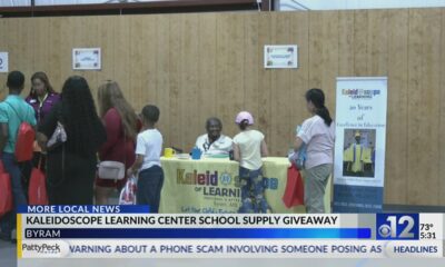Kaleidoscope Learning Center hosts school supply giveaway