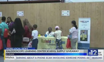 Kaleidoscope Learning Center hosts school supply giveaway