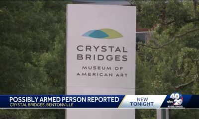 Bentonville police search for possibly armed man on Crystal Bridges trails