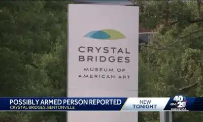 Bentonville police search for possibly armed man on Crystal Bridges trails
