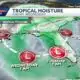 High heat & spotty shower chances grow over the week