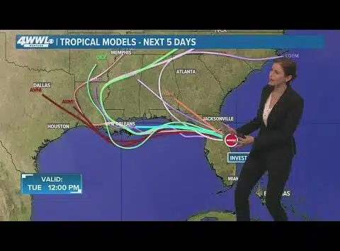 NHC: Tropical System Has 40% Chance of Tropical Development; Heavy Rain Possible