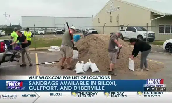 Sandbag locations open ahead of tropical weather