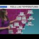 Scattered morning showers across South Florida, triple digit "feels like" temps in the afternoon