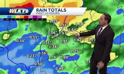 Soaking rains finally moving out tonight
