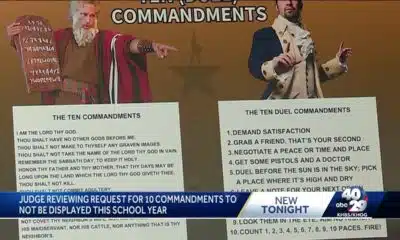 Judge Reviewing Request For 10 Commandments To Not Be Displayed This School Year