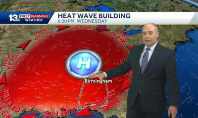 Heat dome leads to excessively hot weather and storms in Alabama's forecast