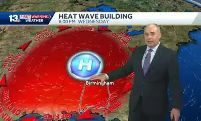 Heat dome leads to excessively hot weather and storms in Alabama's forecast