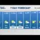 AM Forecast (7/24): Mostly sunny and hot weather returns Thursday and mainly dry