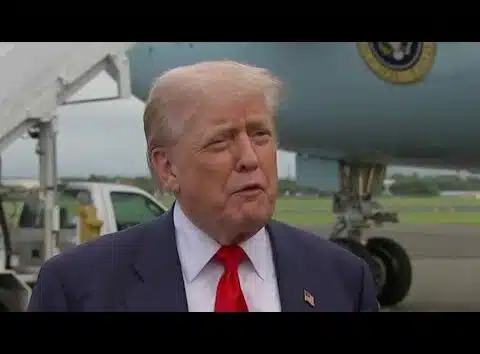 Trump goes to Scotland for "working visit" as DOJ wraps up Ghislaine Maxwell questioning