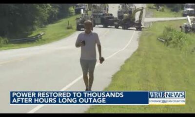 Power restored to thousands after hours long outage