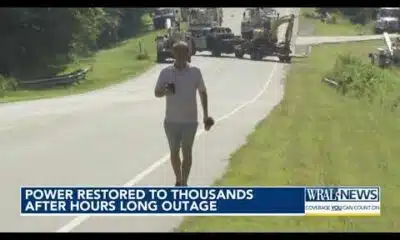 Power restored to thousands after hours long outage