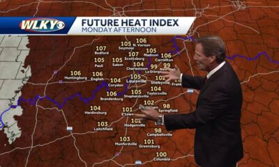 Scattered storms this evening, hot through midweek