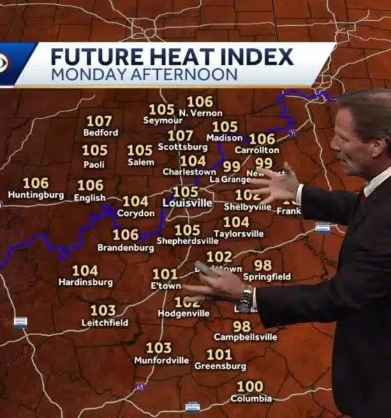 Scattered storms this evening, hot through midweek