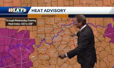 The heat returns Tuesday...