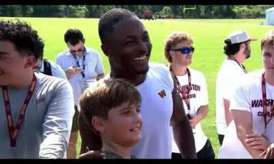 Commanders wide receiver Terry McLaurin draws cheers, brushes away talk of contract