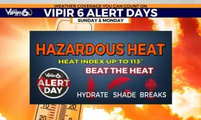 Dangerous heat wave continues | VIPIR 6 ALERT DAYS Sunday & Monday