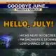 Get ready for a wet start to July, but drier skies ahead for the Fourth!
