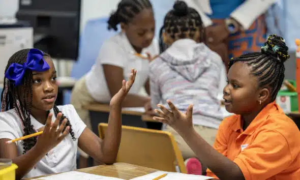 JPS superintendent visits on first day of school