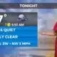 Sam's "Warm and Humid" Tuesday Evening Forecast