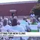Ribbon cutting for new clinic