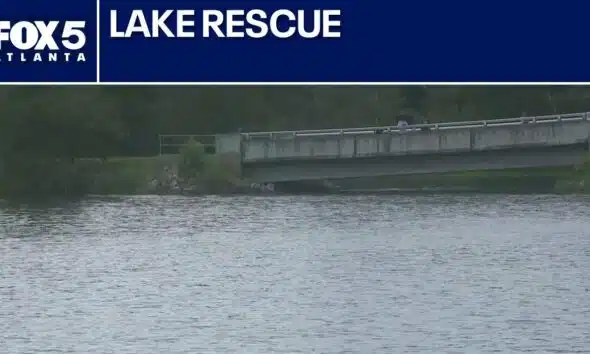 Woman, daughter rescued from Georgia Lake after girl slips in | FOX 5 News