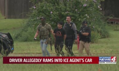 Driver allegedly rams into ICE agent's car