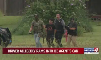 Driver allegedly rams into ICE agent's car