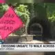 Boone St. crossing unsafe to walk across
