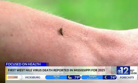 First West Nile Virus death reported in Mississippi for 2025