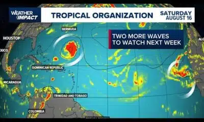 Tropical update: Tracking two disturbances for possible development
