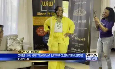 Tupelo woman celebrates 5 years post lung and heart transplant