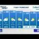 Rain throughout the work week possible