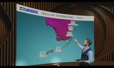 Partly cloudy and warm across South Florida, a few scattered showers possible