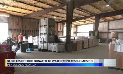 Pensacola's Waterfront Rescue Mission receives big food donation