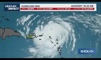 Tracking the tropics: Hurricane Erin intensifies to Category 5