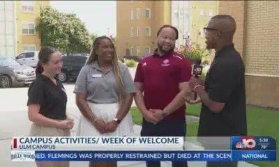 NBC 10 News Today: ULM Campus Activities Board Week of Welcome