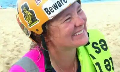 First woman to skateboard across the country arrives in Virginia