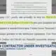 Franklin contractor under investigation