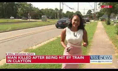 Man killed in train crash at Clayton railroad crossing