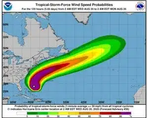 Erin: Coastal flooding at high tides forecast in Carolinas, Virginia | North Carolina