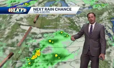Dry for labor Day then a few showers return tuesday