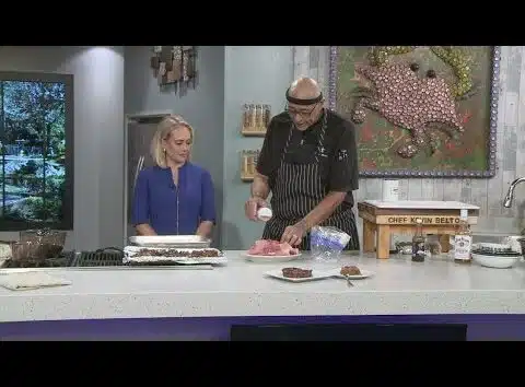 WWL anchors switch-a-roo during cooking with Chef Kevin Belton