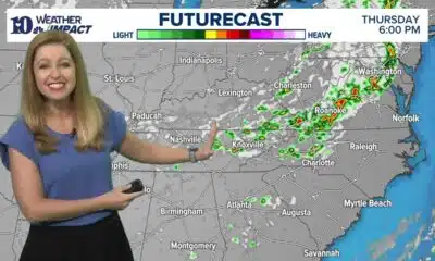 AM Forecast (9/4): Scattered showers and thunderstorms expected throughout the day